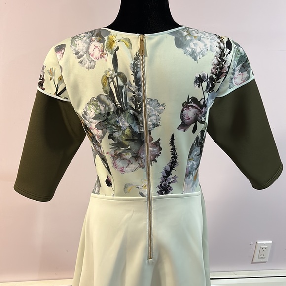 Ted baker mint colored dress- size 4 but can fit up to 8/10 never warn - Picture 3 of 4